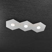 HEXAGON APPLIQUE-PLAFONIERA 3 LUCI GRIGIO 1142-3L-GR