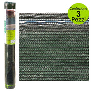 Rete frangivista ombreggiante al 90% colore verde h 2 x 30 metri verdemax