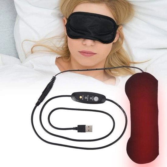 Oogmasker con Terapia di Calore - Oogmasker per Occhi Secchi - Oogmasker con Funzione di Riscaldamento - Oogmasker con Terapia di Calore per Occhi Secchi