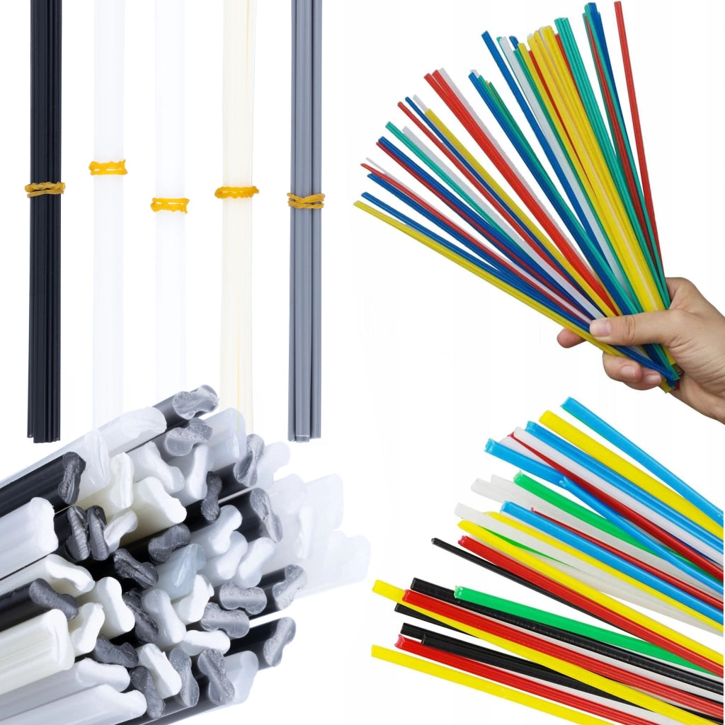 Kit di Saldatura Plastica Mini Rosfix – Set Completo di Fili 5 Tipi (PP, PE, ABS, PVC) | Alta Qualità e Durata