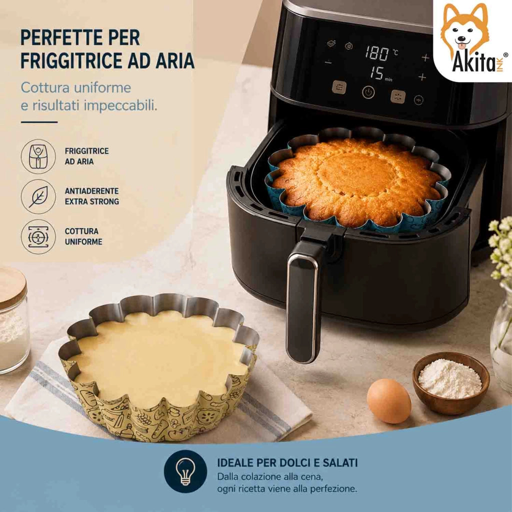 Akitaink Teglia Margherita Friggitrice 20 cm Antiaderente
