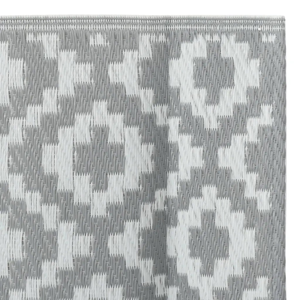Tappeto da Esterni ARAKIL Grigio 160x230 cm in PP 368553