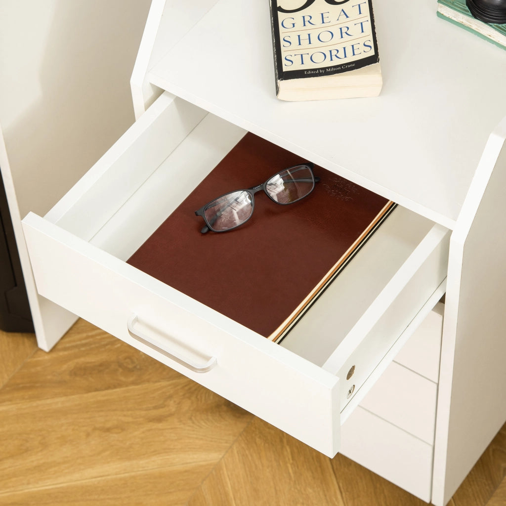 Cassettiera per ufficio ¨C zephmum ¨C bianco 40x36x65 cm