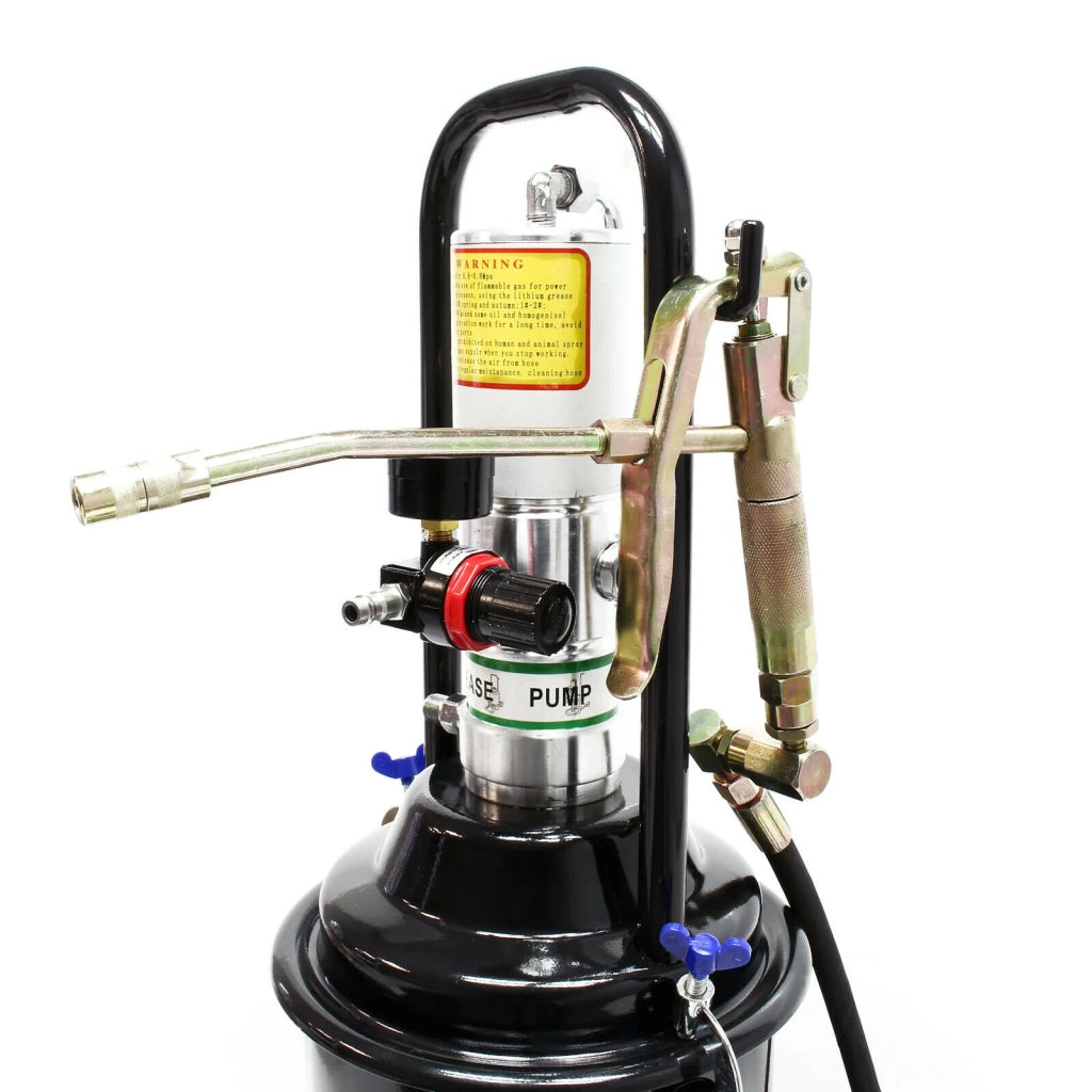 Pistola per grasso pneumatica professionale con serbatoio da 12 litri lubrificazione mobile 16_0002799