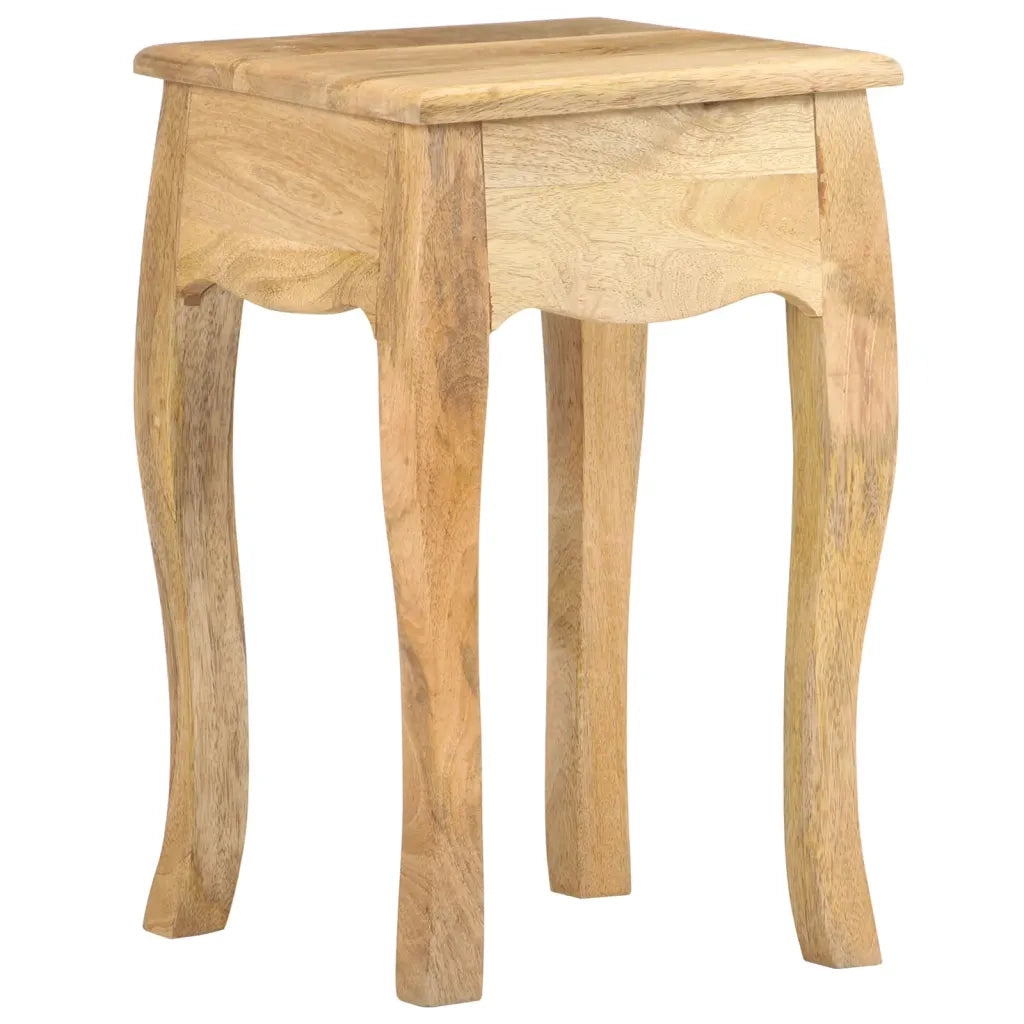 Comodino 28x28x46 cm in Legno Massello di Mango 321707