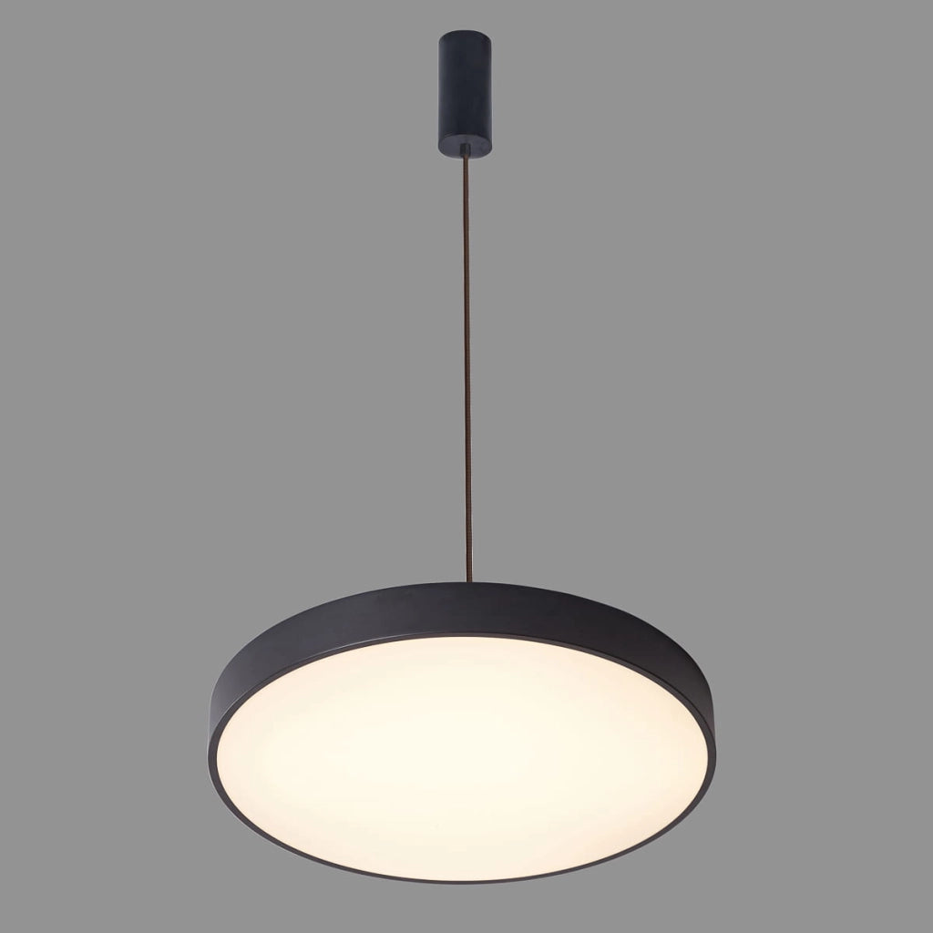Italux Orbital lampadario LED nero 30W 3000K 40cm