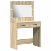 Toeletta | Tavolo da Trucco con cassetto Rovere Sonoma 78,5 x 41 x 135 cm