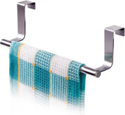 Maniglia per asciugamano - Maniglia per asciugamano bagno - Maniglia per asciugamano in acciaio inossidabile - Maniglia per asciugamano cucina - per la cucina o un'altra porta - 23,8CM