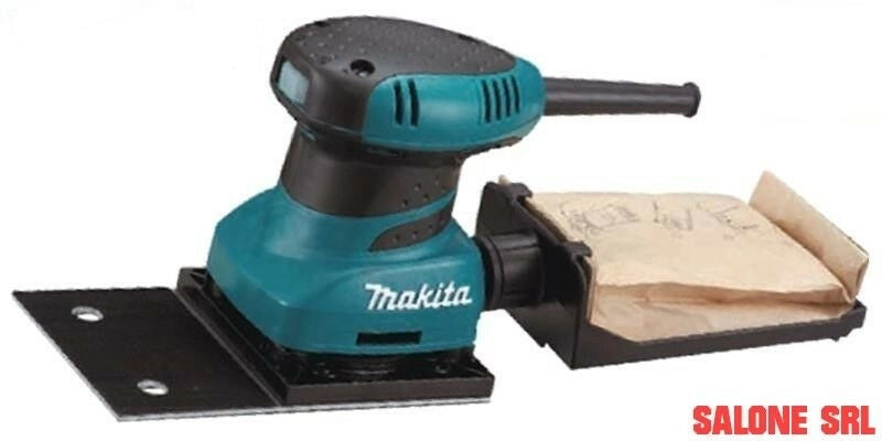 MAKITA LEVIGATRICE ORBITALE 200W BO4566 PER PERSIANE CON SACCO RACCOGLITORE
