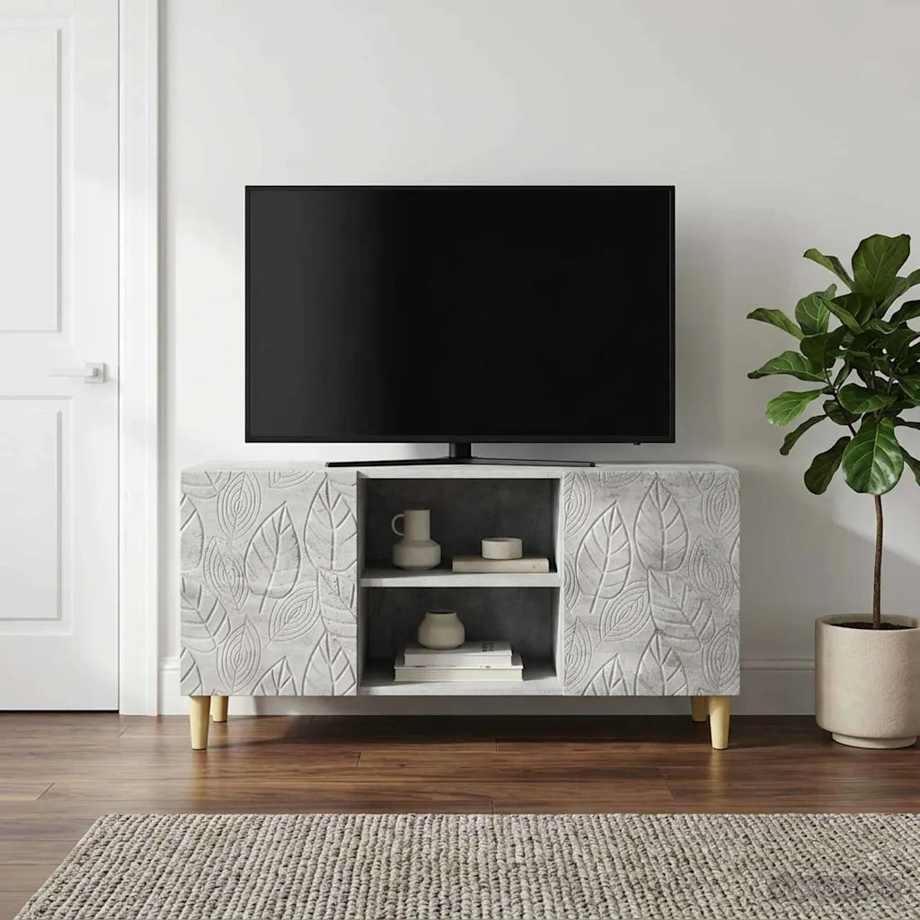 Mobile TV 102 x 34,5 x 50 cm Grigio Cemento 895158