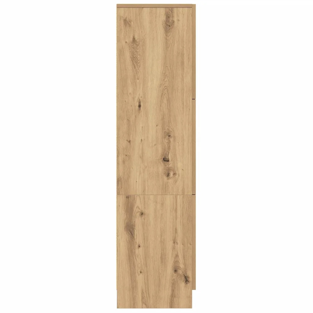 Credenza-Buffet-Armadio da cucina Rovere artigianale 31.5 x 32 x 122.5 cm