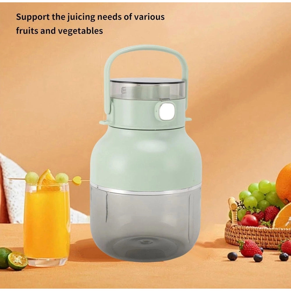 Trade Shop - Frullatore Portatile Da 500ml Ricaricabile Usb Multifunzionale Per Succhi Frutta Verdura -
