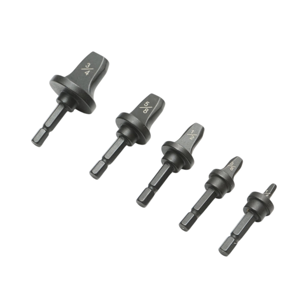 Set di 5 punte di espansione per tubi da 1/4-3/4 pollici per installazioni HVAC/R