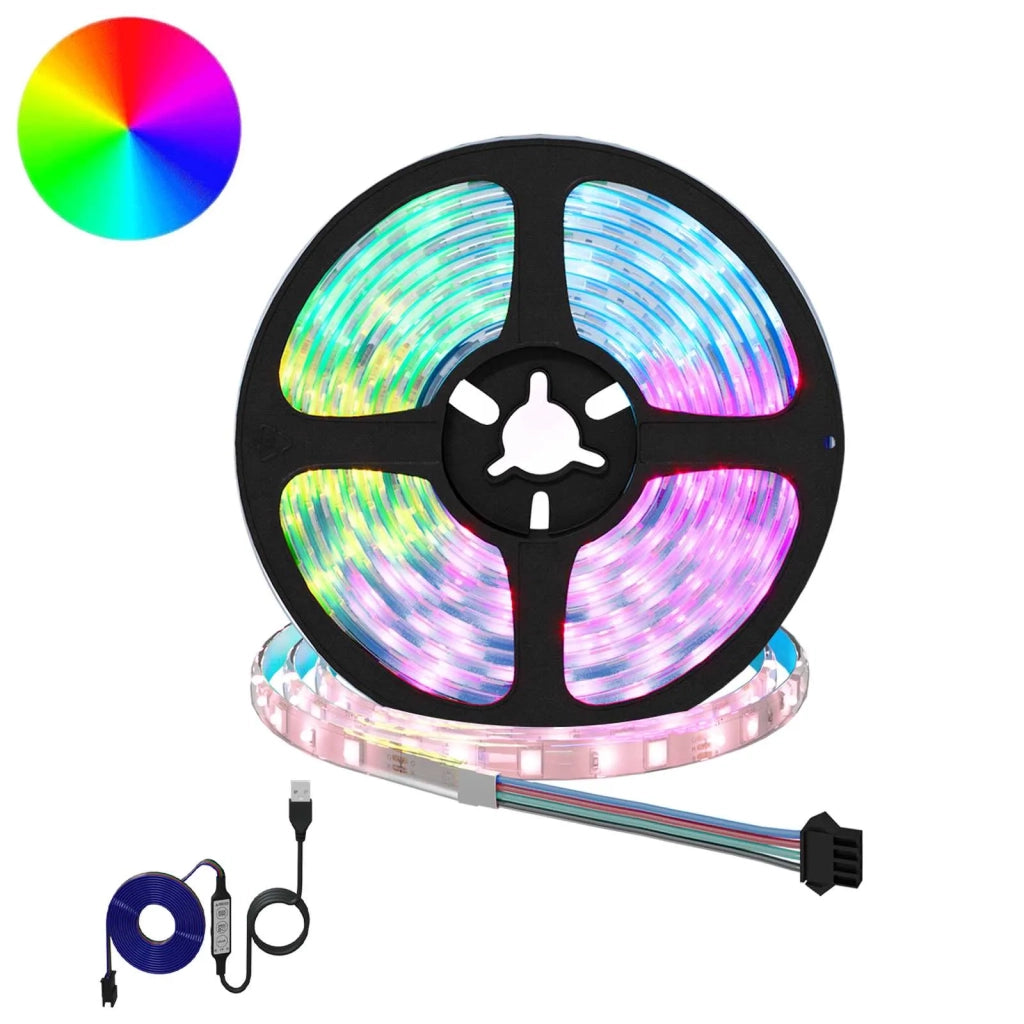 Striscia LED 2 pcs Nero e trasparente 4000 mm Rame e plastica