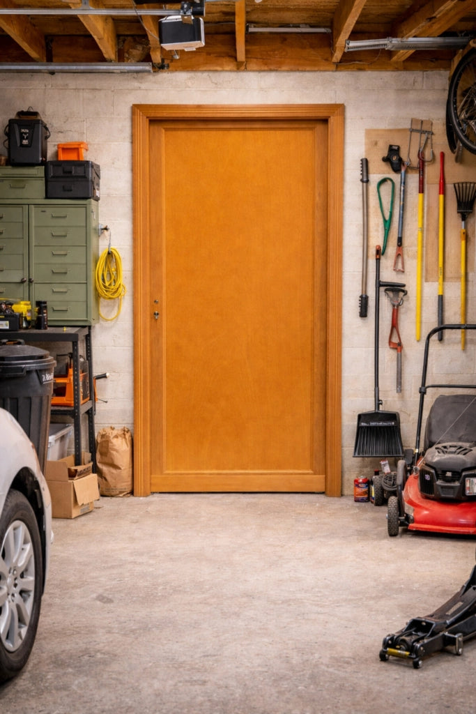 Porta di servizio in legno Armagos 200X80 a spinta destra (dimensioni tabella) senza maniglia