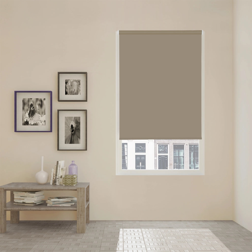 VIEWTEX Tenda a rullo opaca termica/oscurante Easy Fix Desert 60 X 190 cm - Made in Europe - 5 anni di garanzia