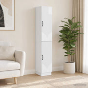 Set di armadi 2 pz Bianco Lucido Legno ingegnerizzato 3416794