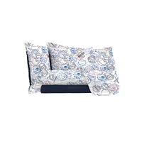 Set Lenzuola 1 Piazza e Mezzo Sopra Sotto e Federe in Microfibra Travel Life