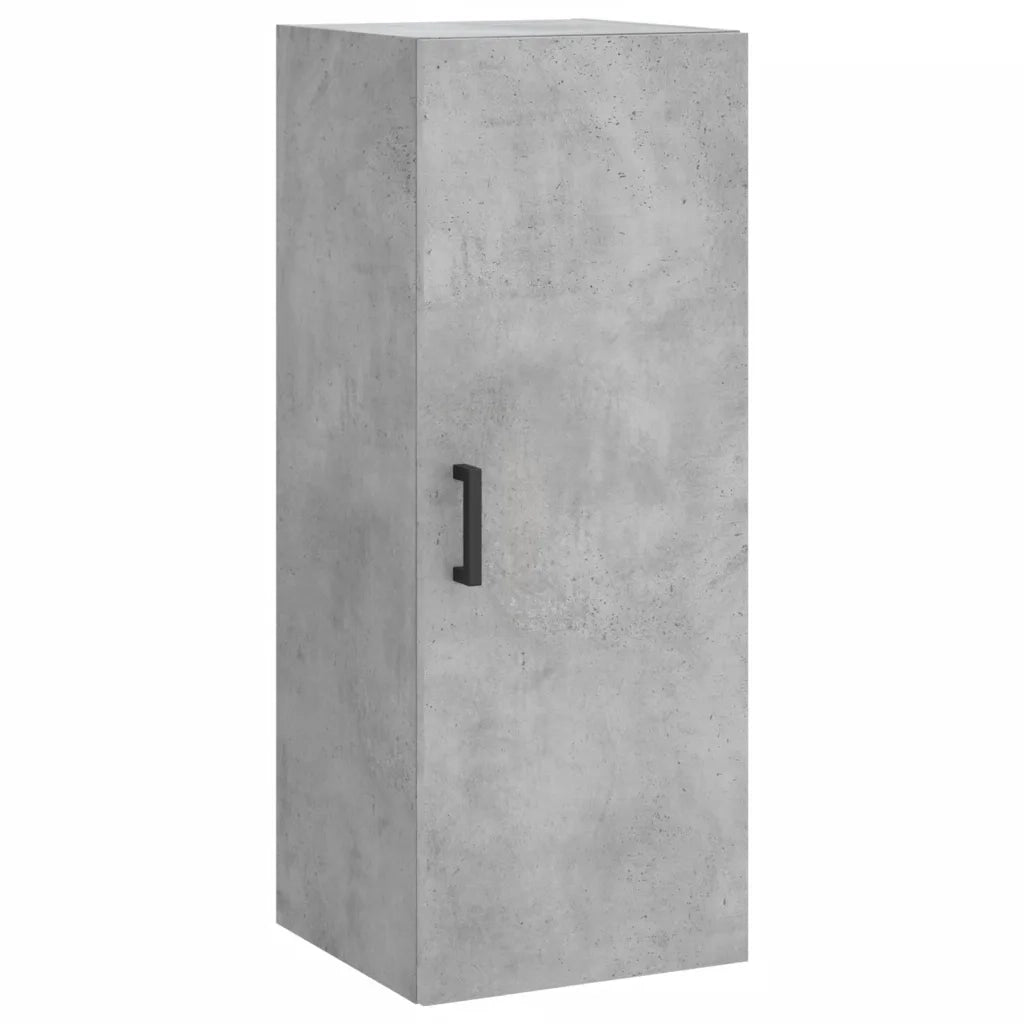 Armadietto a Muro | Mobile a Parete Grigio Cemento 34,5x34x90 cm