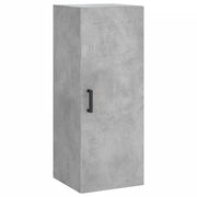Armadietto a Muro | Mobile a Parete Grigio Cemento 34,5x34x90 cm