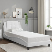 Giroletto senza Materasso Zadar Bianco 100x200 cm in Similpelle 3208164