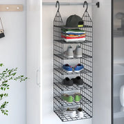 Organizer per Armadio da Appendere con 7 Ripiani 344375