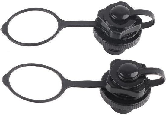Kit di sostituzione di valvole di ventilazione - 2 pezzi - Vano di ventilazione gonfiabile - Valvole di ventilazione - Sostituzione - Plastica - Diametro 22 mm - Facile da installare - Valvola di gonfiaggio