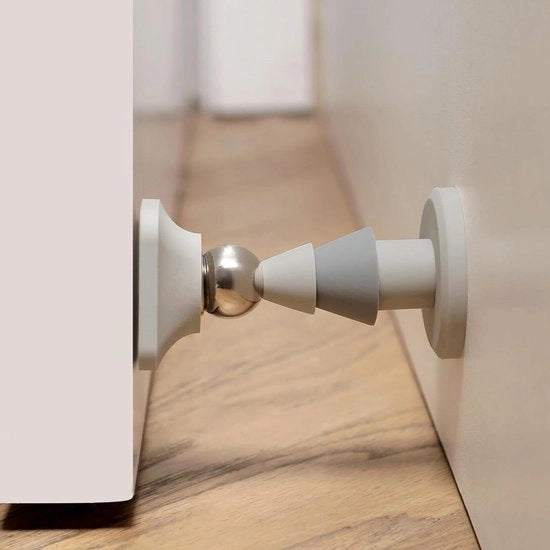 Stopper magnetico per porte - adesivo per parete e pavimento con magneti