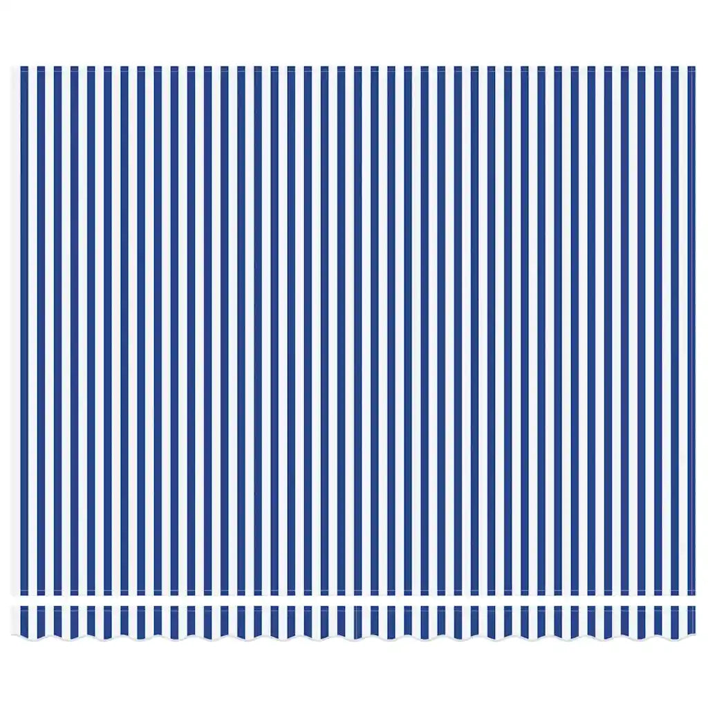 vidaXL Tenda Retrattile Blu e antracite 400 × 300 cm