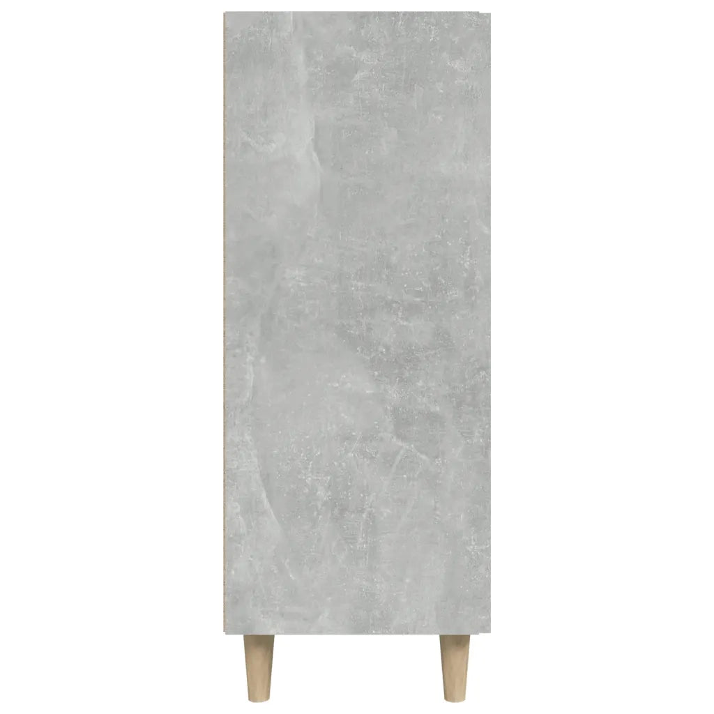 Credenza-Buffet-Armadio da cucina Grigio Cemento 69,5x34x90 cm in Legno Multistrato 590612