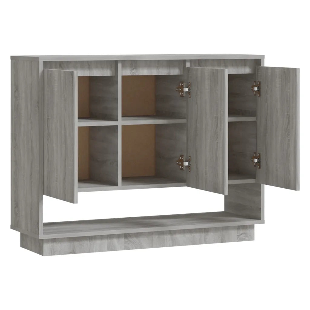 Credenza-Buffet-Armadio da cucina Grigio Sonoma 97x31x75 cm in Truciolato