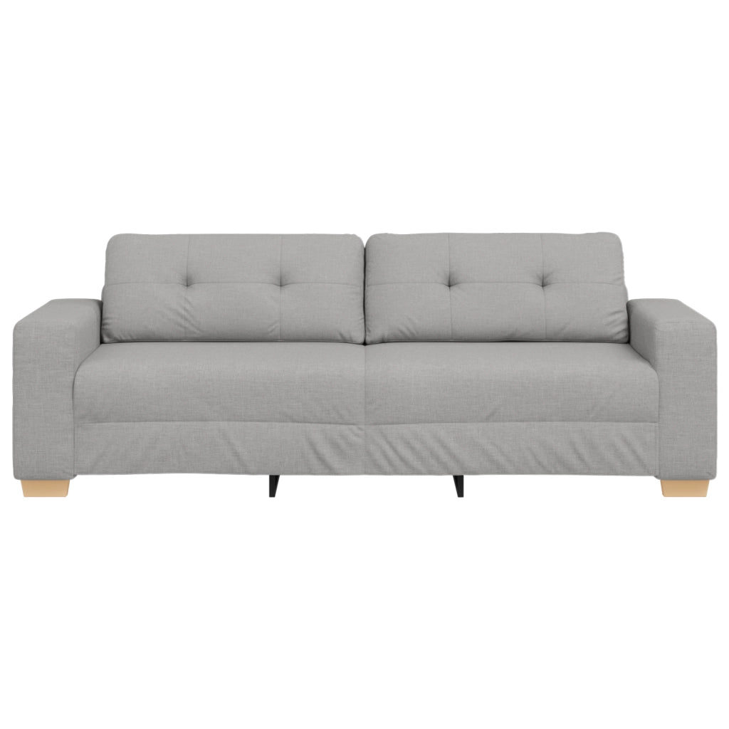 Divano a 3 posti  Grigio Nuvola 180 cm in Tessuto