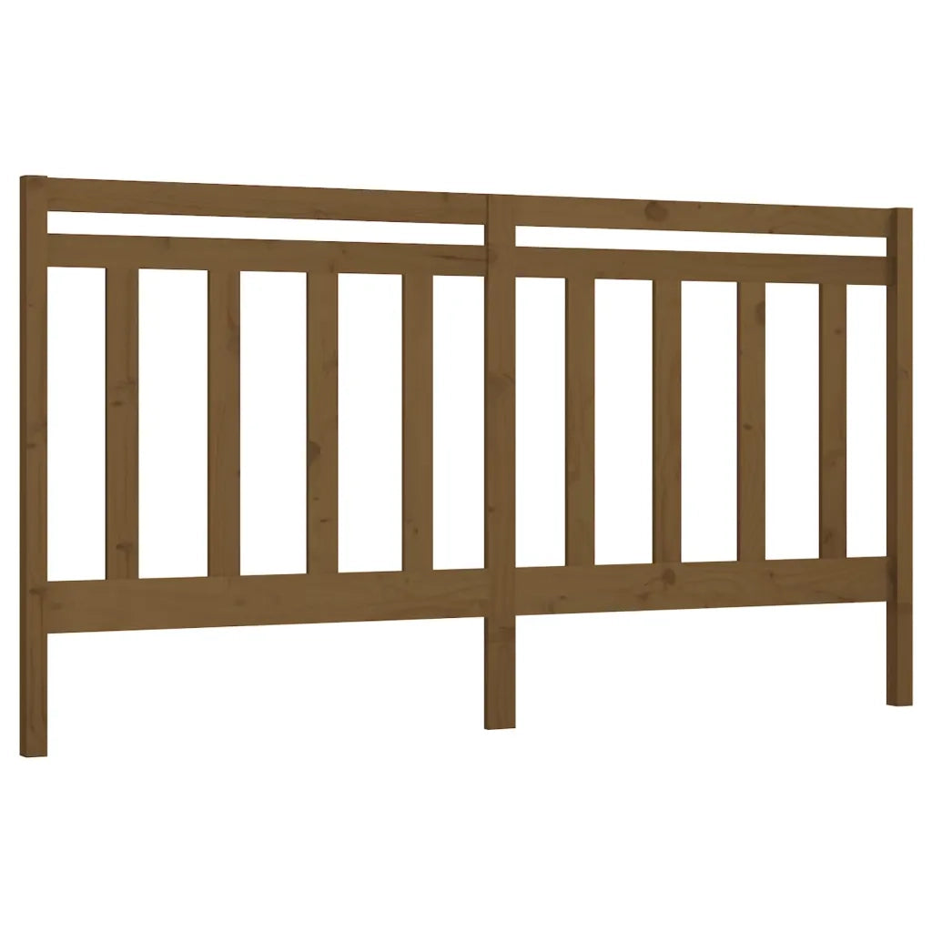 Testiera | Testata per Letto ambra 206x4x100 cm in Legno Massello di Pino