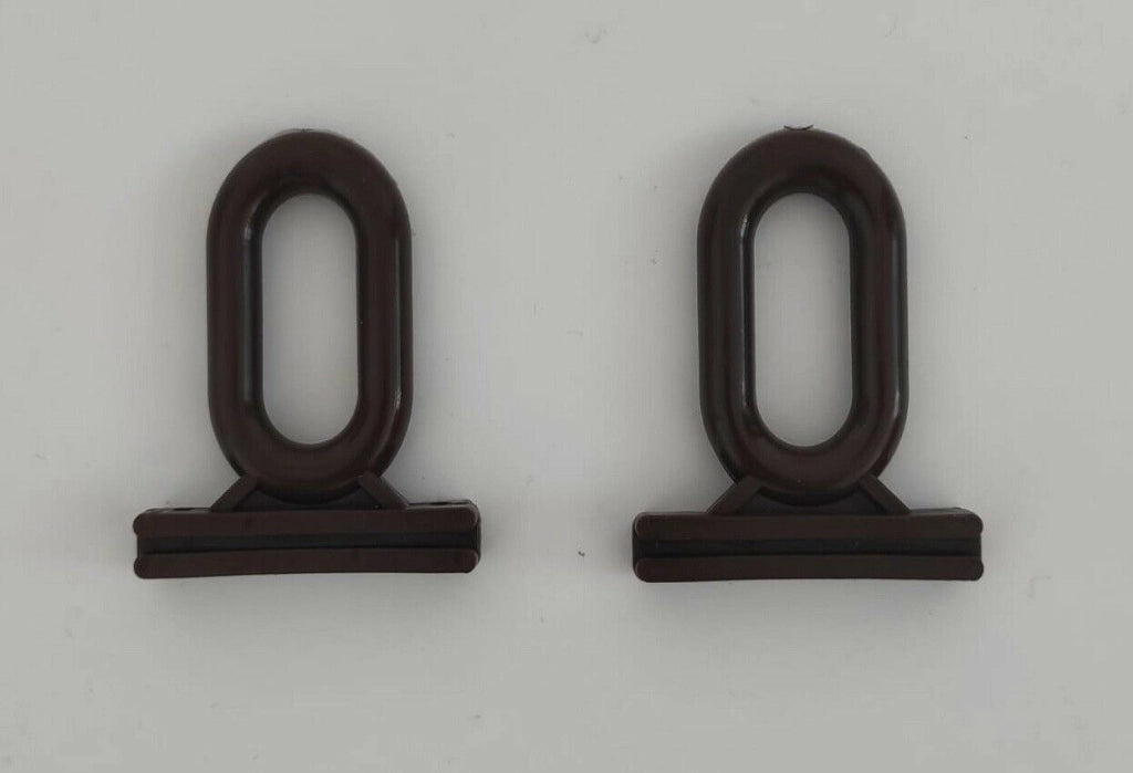 Braccetti Tende da Sole in Alluminio 50 cm Coppia Kit con Occhioli e Ganci Vari Colori