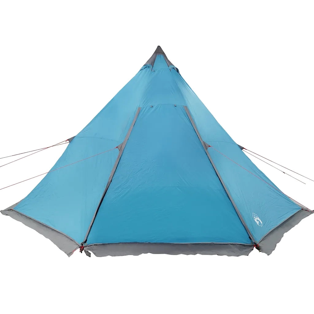 Tenda Familiare Tipi per 8 Persone-Tenda da campeggio Blu Impermeabile 144093