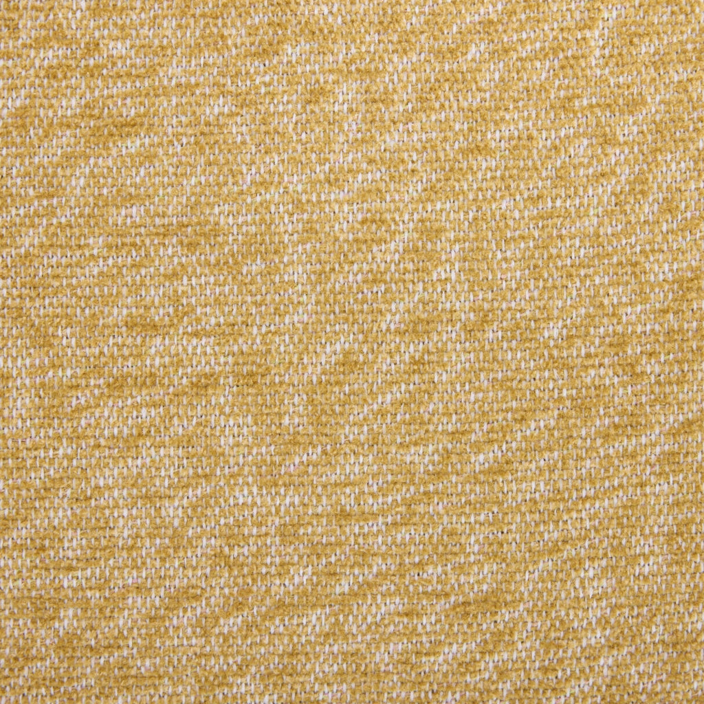 Fauteuil pouf a forma di coniglio con orecchie in tessuto imbottito per cameretta giallo 56 × 43,5 × 57 cm