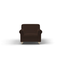 Copridivano Elasticizzato 2 Posti in Poliestere Leslie Marrone