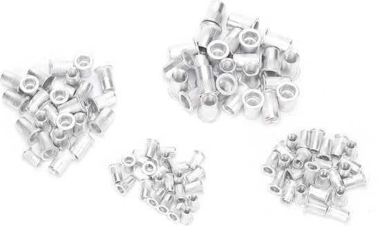 Set di viti a clip blindato - accessori per viti a clip blindate - M4/M5/M6/M8 - viti a clip in alluminio.