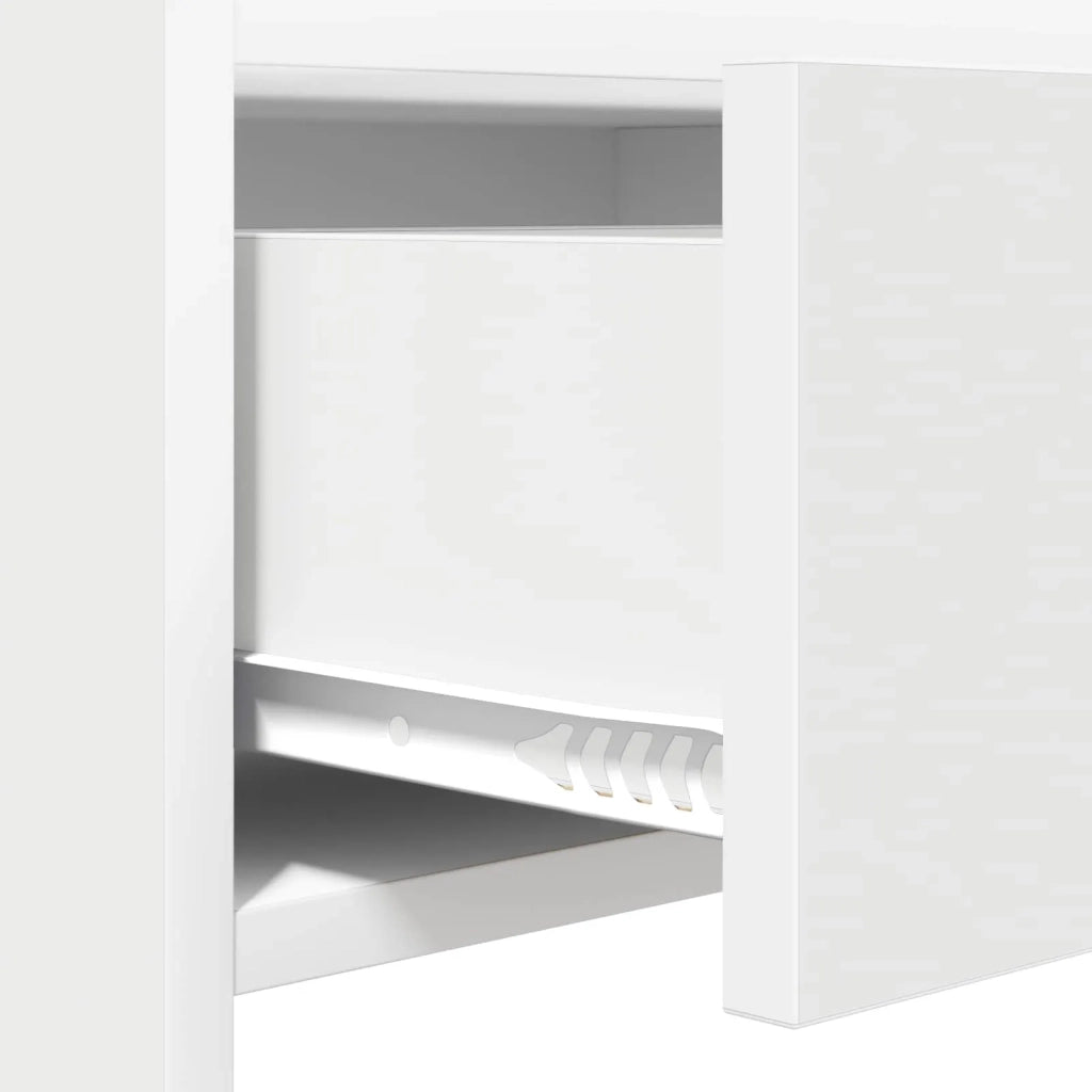 Tavolo consolle Bianco 90 x 35 x 80 cm Legno ingegnerizzato 8011299