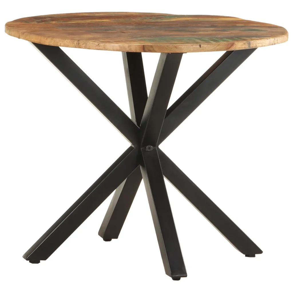 Tavolino di Servizio 68x68x56 cm in Legno Massello di Recupero 320661