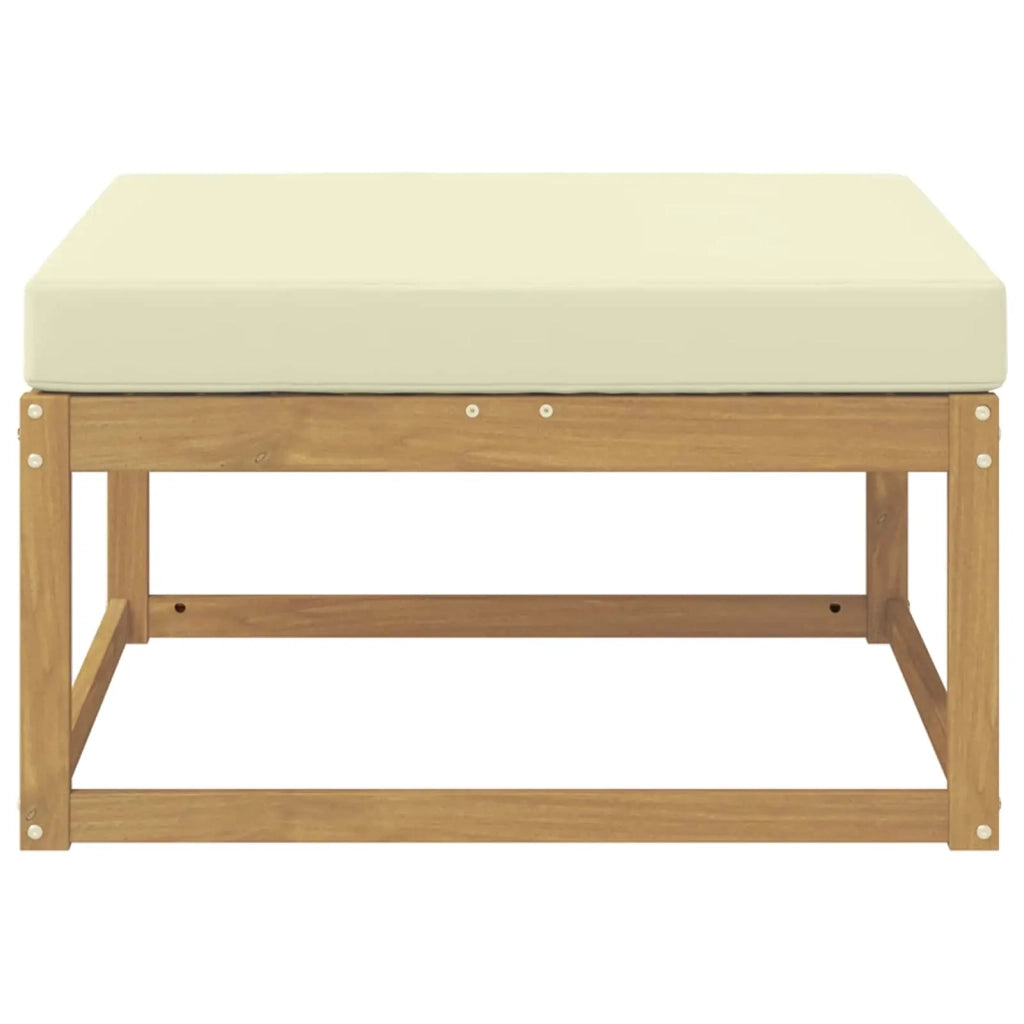 Poggiapiedi da Esterno Poliestere Bianco CFW3132874