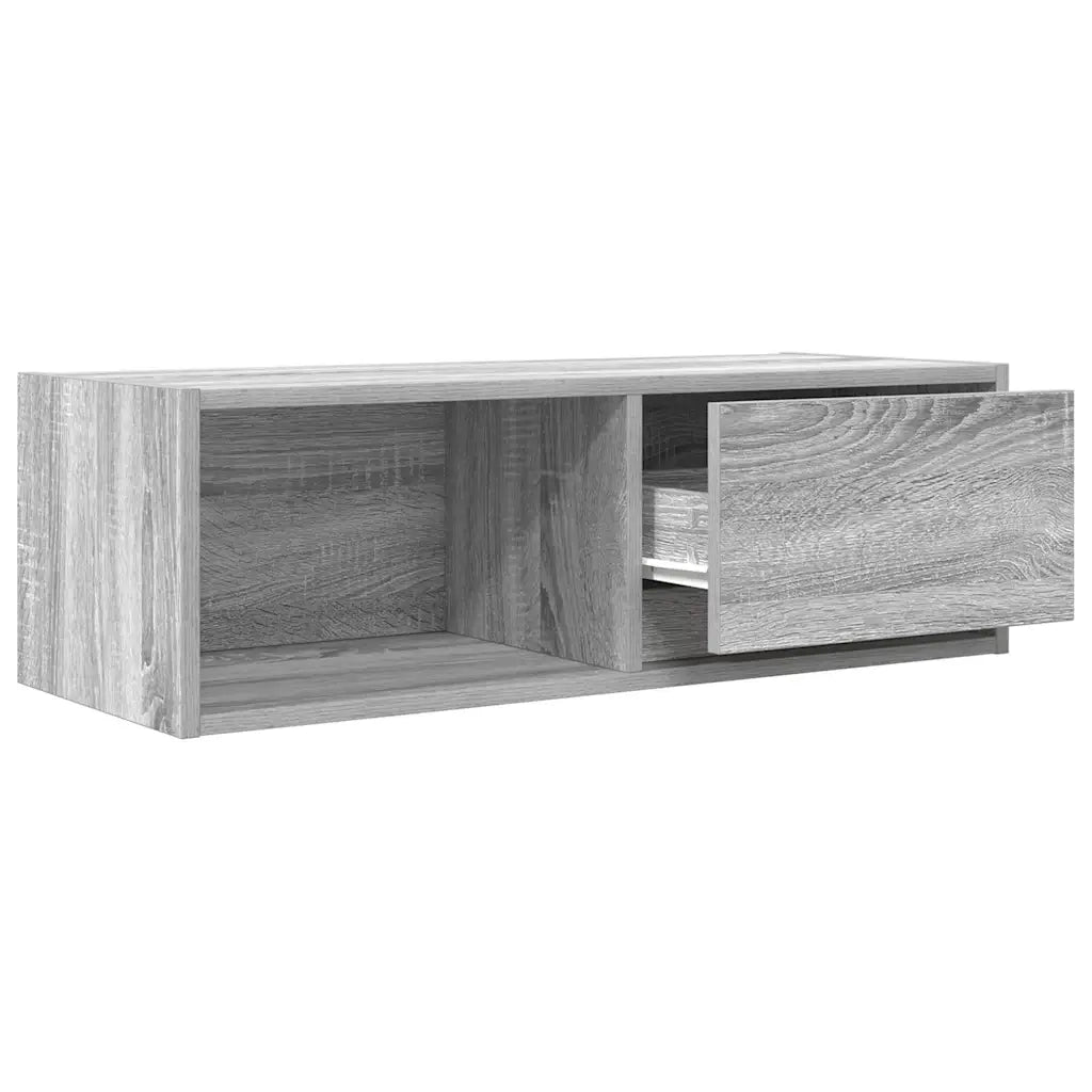 vidaXL Mobile Porta TV Grigio Sonoma 80x31x25,5 cm Legno Multistrato