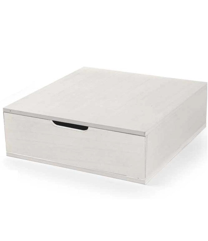 MAURY'S CASSETTO ORGANIZER IN LEGNO CON DIVISORI PER OGGETTI  PRODOTTO 32P X 29L X 10H CM BIANCO