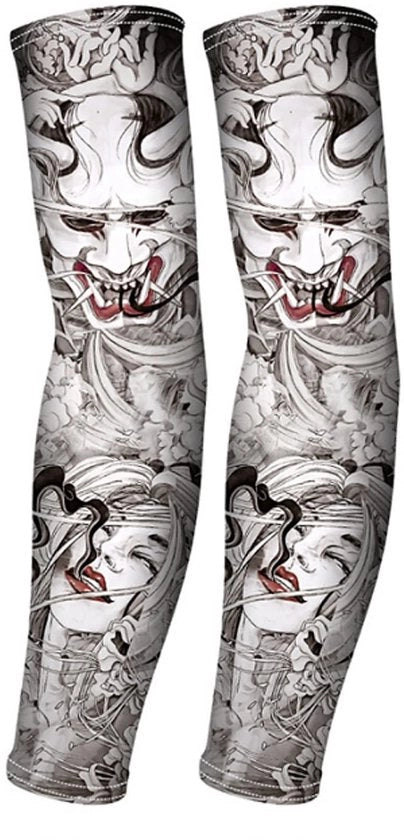 Maniche per braccio UV protezione - Maniche per tatuaggio - Maniche per braccio per donne - Maniche per braccio per uomini - Maniche per braccio per bicicletta - Maniche Ice Silk per braccio
