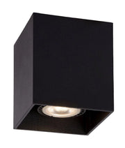 Spot soffitto Lucide BODI GU10 50W nero quadrato