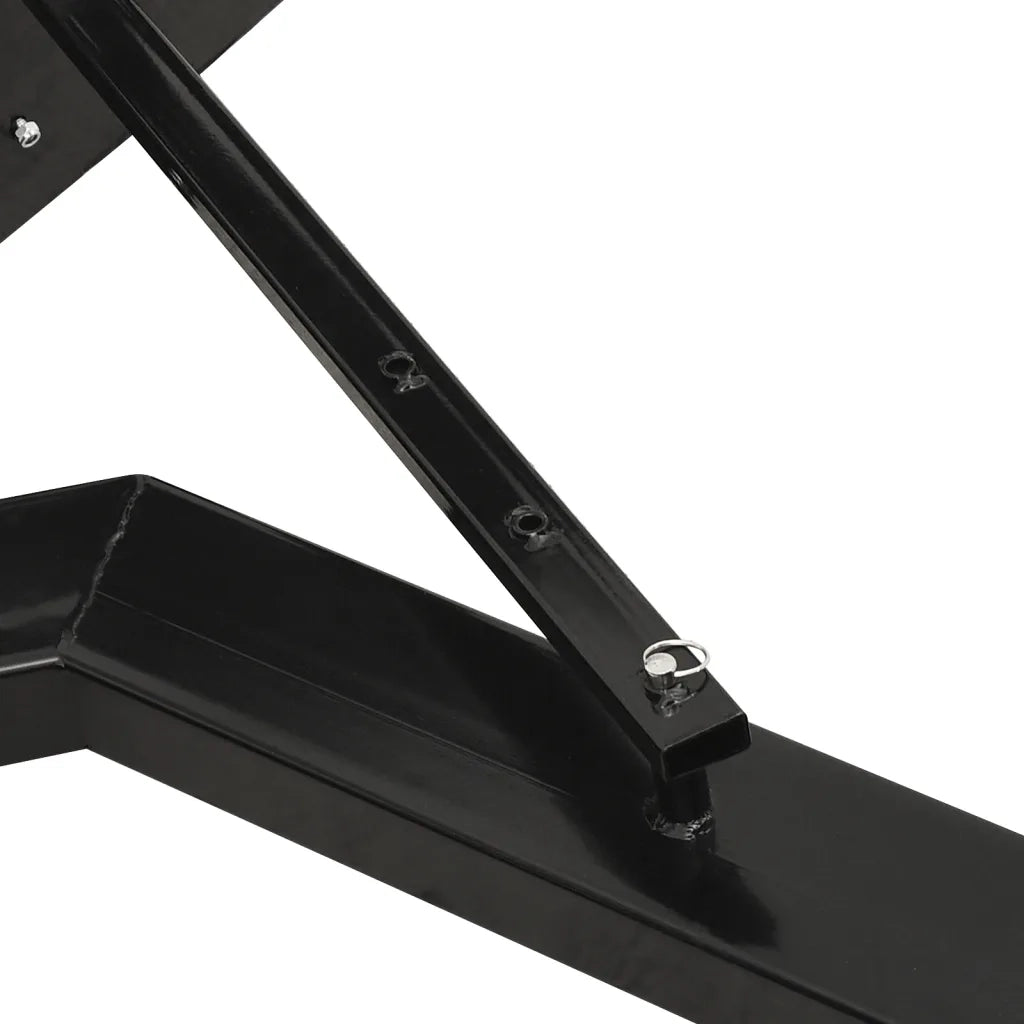 Spazzaneve per Muletto 150x38 cm Nero 153130