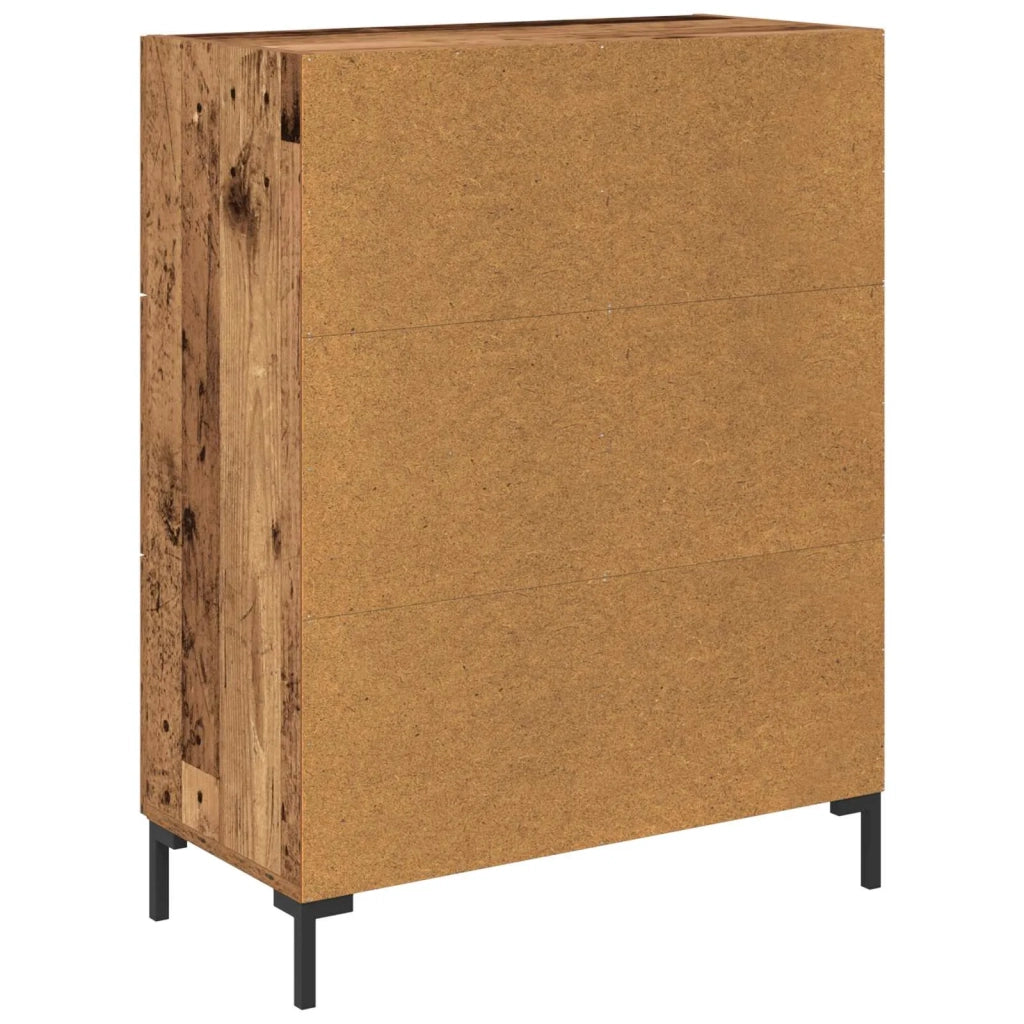Credenza | Madia | Buffet da pranzo | Armadio da pranzo Legno vecchio 69.5 x 34 x 90 cm Legno multistrato