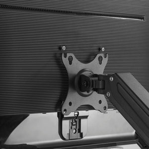 Braccio monitor da scrivania Supporto per schermi da 17-27" conforme a VESA, con molla a gas