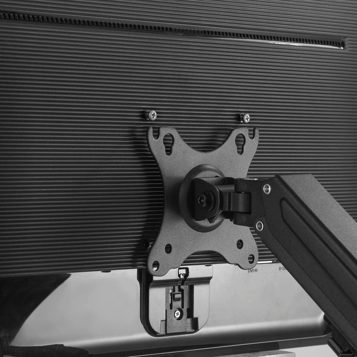 Braccio monitor da scrivania Supporto per schermi da 17-27" conforme a VESA, con molla a gas