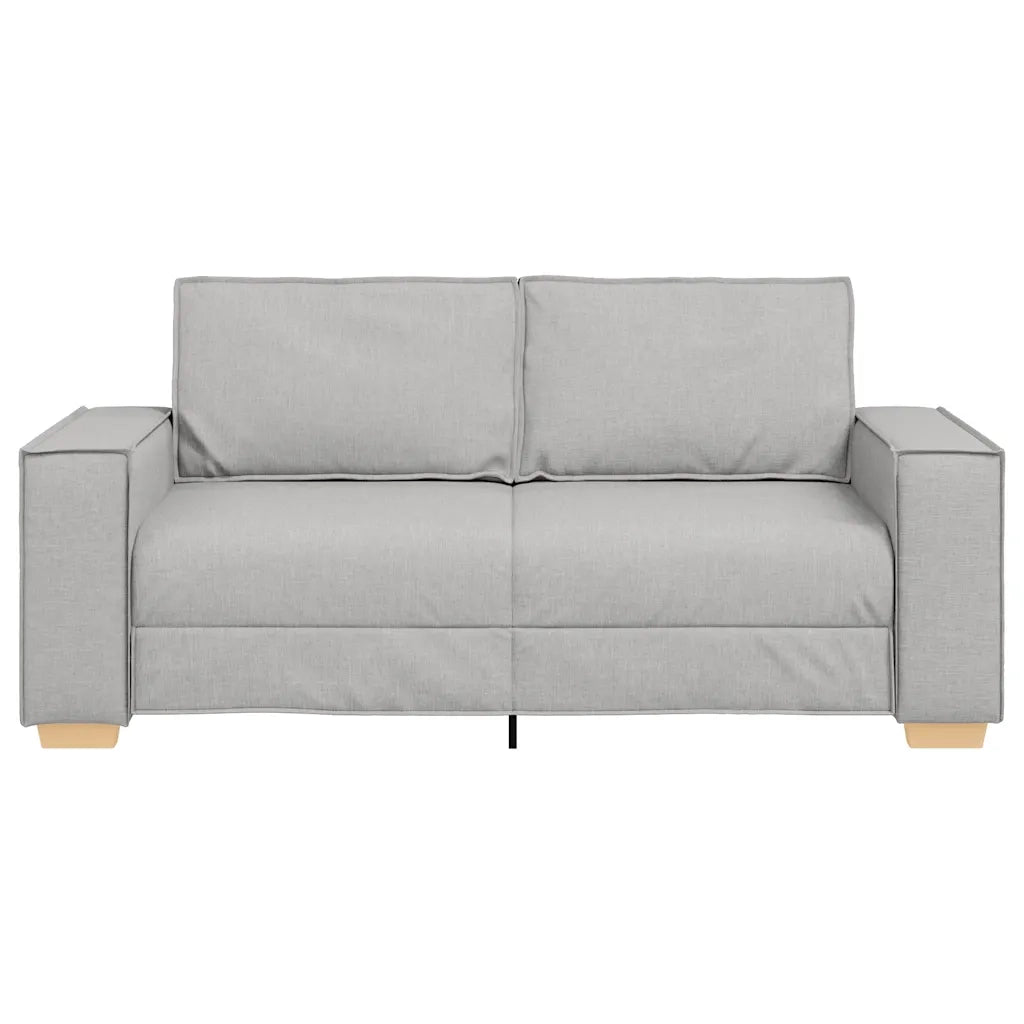 Divano a 2 posti Grigio nuvola 180x78x84 cm in tessuto 4104988
